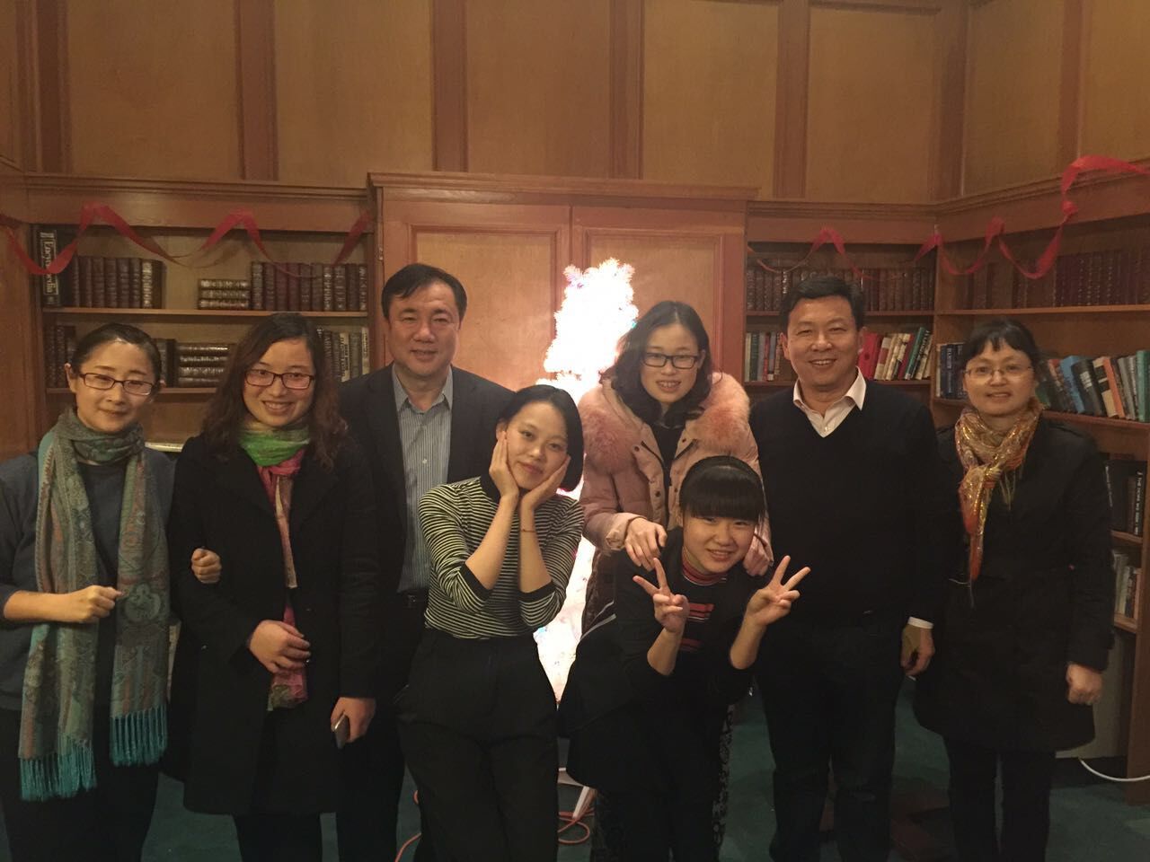 刘董与我校师生会面