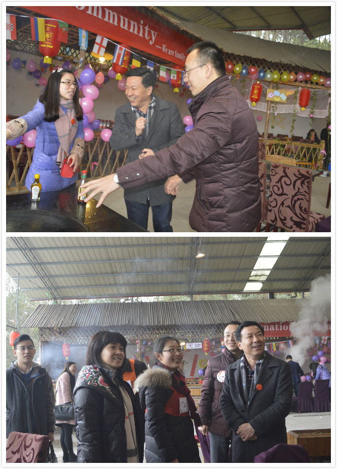 领导参观家庭布置情况