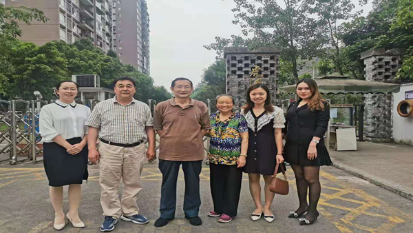 2021年5月拜访重庆大学冉光和教授