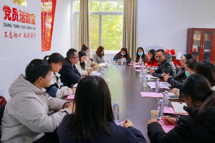 人文学院接受学校党史学习教育第一巡回指导组检查指导