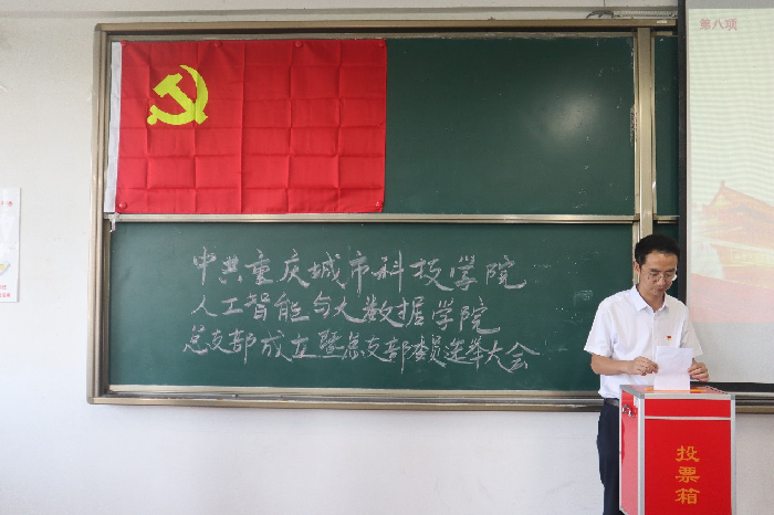 人工智能与大数据学院召开党总支委员选举大会