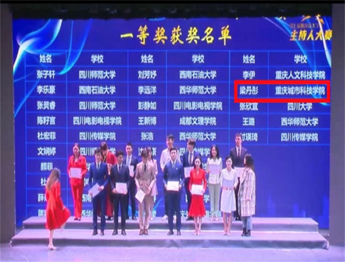 艺术与传媒学院播音学子在第七届四川省大学生主持人大赛中喜获佳绩