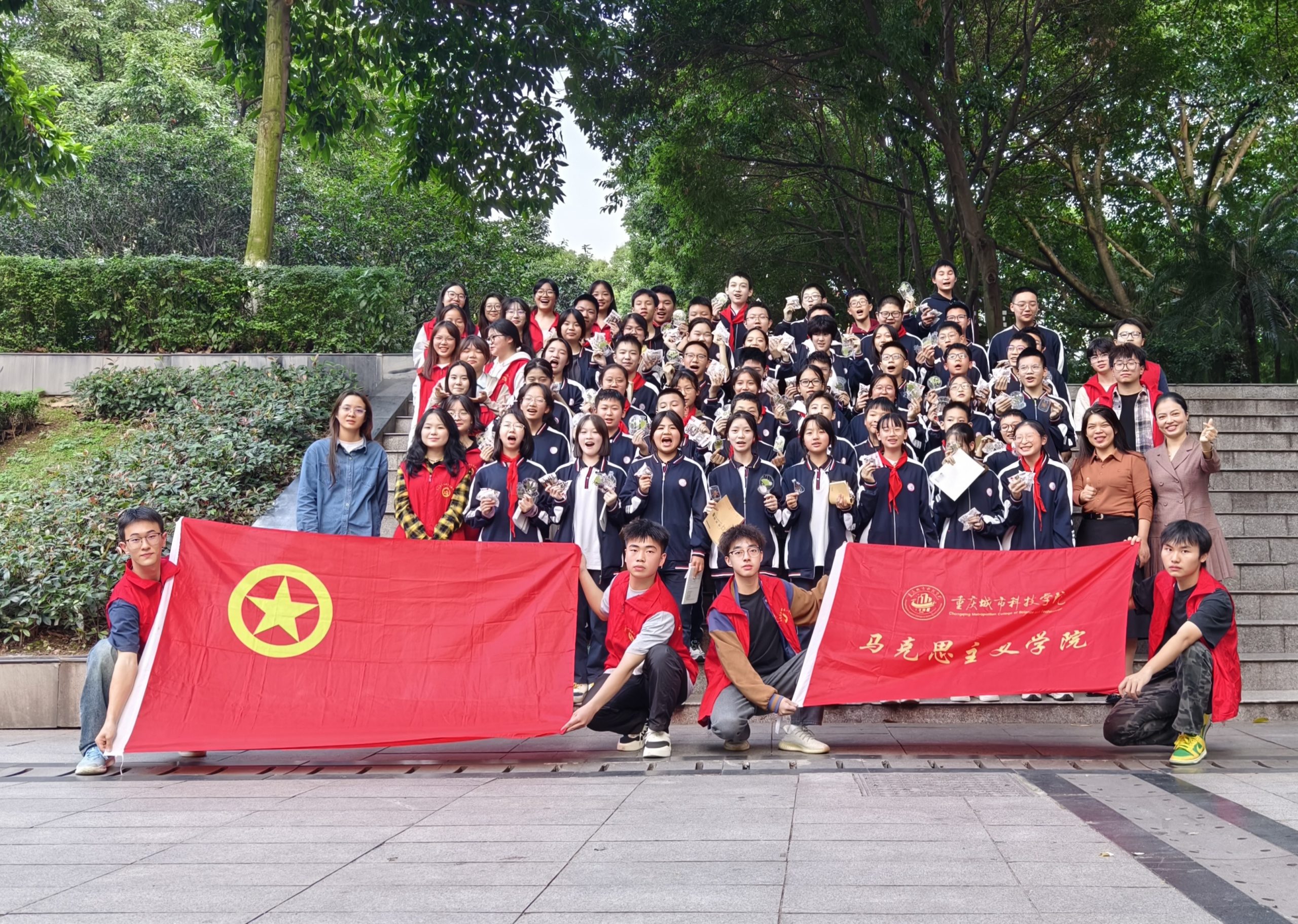 马克思主义学院二十四节气之霜降节气文化宣讲志愿活动